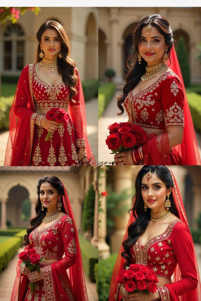 Red Lehenga Revival