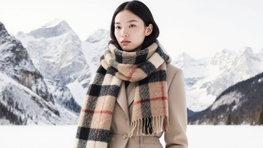Statement scarf Winter Fashion Trends 2025