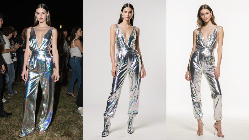 Futuristic Metallic Outfits