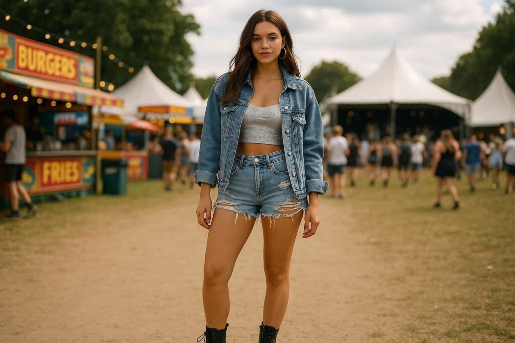 Denim with Statement Tops